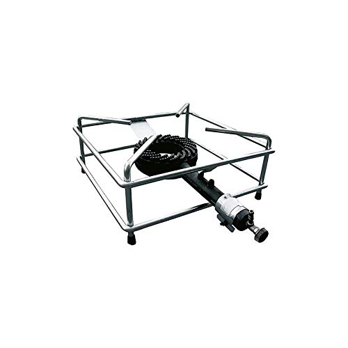 Fornello Fornellone A Gas Cm.30X30 In Acciaio Cromato