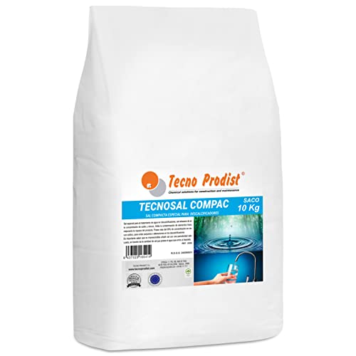 Tecnosal Compac (Sacco 10 Kg) Sale Per Decalcificatore Di Tecno Prodist | Sale Per Addolcitore | Sale In Pastiglie Di Facile Applicazione, Massimo Com