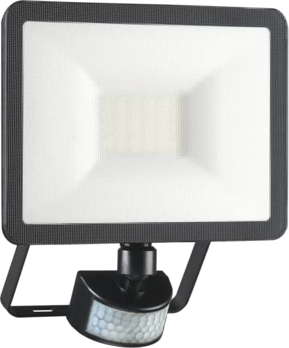 Elro Lf60 Design Apparecchio A Led Per Esterni Con Sensore Di Movimento - 20 W - 1600 Lm - Impermeabile Ip54 - Nero