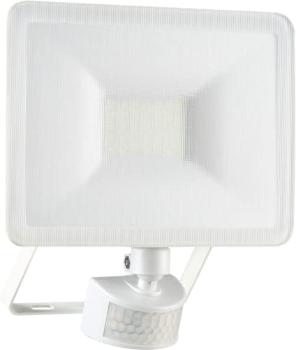Elro Lf60 Design Apparecchio A Led Per Esterni Con Sensore Di Movimento - 20 W - 1600 Lm - Impermeabile Ip54 - Bianco