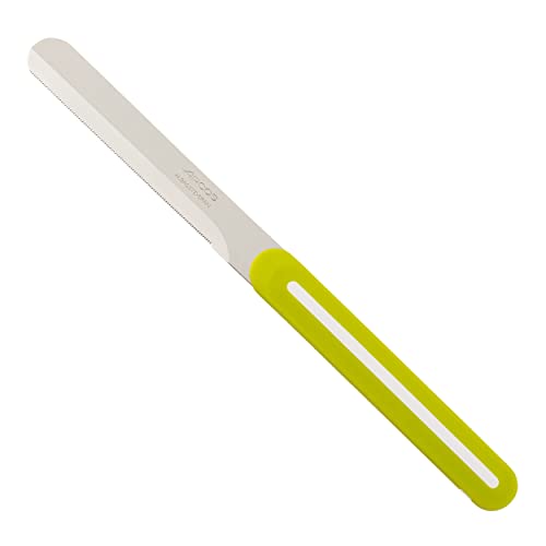 Arcos Serie B-Line - Couteaux De Table | Couteau À Déjeuner - Lame Dentelée En Acier Inoxydable Nitrum De 100 Mm - Manche En Polypropylène (100 Mm, Ve