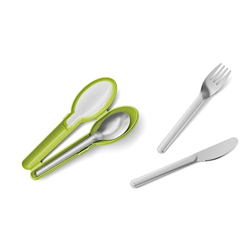 Tefal Set De Cubiertos Para Llevar Clip & Go, Acrylic, Acero, Pequeño