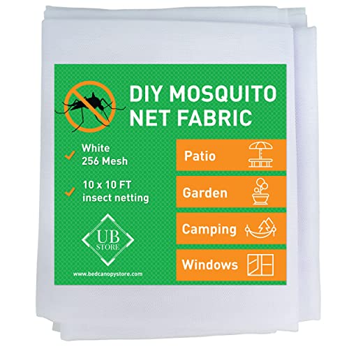 Zanzariera Bianca 3 X 3 O 3 X 6 M, Rete Per Insetti Da Giardino, Terrazza, Esterni E Finestre, Rete Per Insetti A Maglia Fine, Rete Da Giardino