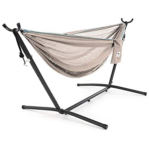 Vivere Amaca In Rete Con Supporto (250 Cm) - Sand/Sky