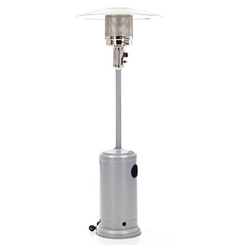 Ifuoricasa Stufa A Fungo Da Esterno Gpl Grigia Lucida S45 Pot. 13,5 Kw