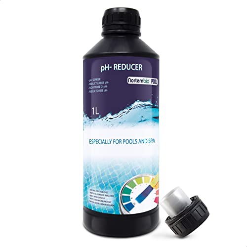 Nortembio Pool Ph- Minus 1 L, Riduttore Naturale Di Ph Per Piscina E Spa. Migliora La Qualità Dell'Acqua, Regolatore Di Ph, Vantaggioso Per La Salute.