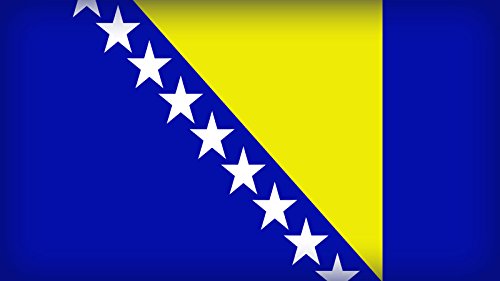 Bandiera Bosnia Ed Erzegovina Cm 90 X 150 Cm In Tessuto