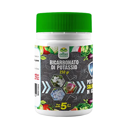 Albagarden - Bicarbonato Di Potassio Bio Per Agricoltura Naturale E Piante - Disacidan Contro Oidio Muffa Grigia Peronospora Monilia Ticchiolatura Bol