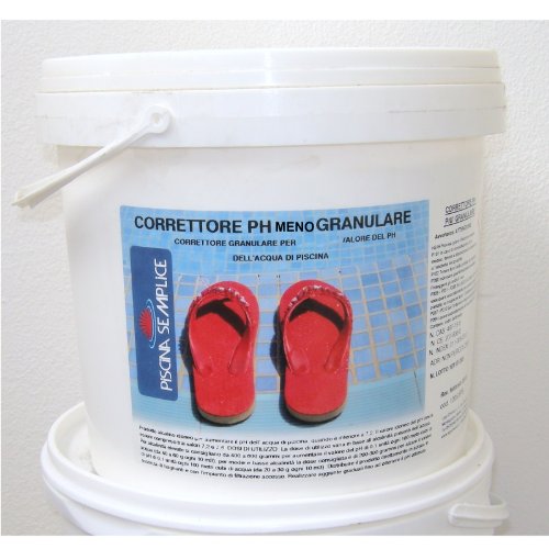 Lapi - 8 Kg Secchio Correttore Di Ph Meno Minus Granulare. Per Ridurre Valori Di Ph Troppo Alti