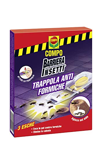 Compo Trappola Anti Formiche Barriera Insetti, Contro Le Formiche Comuni E Tropicali, 3 Esche