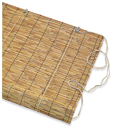 Verdelook Cina, Tapparella A Carrucola In Bamboo, 90X180 Cm, Tapparelle Ombra Arelle Sole
