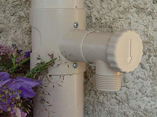 Capt'Eau Récupérateur D'Eau De Pluie Pour Conduits Circulaire (Sable) Cw-Hkrn-Uacj Multicolore