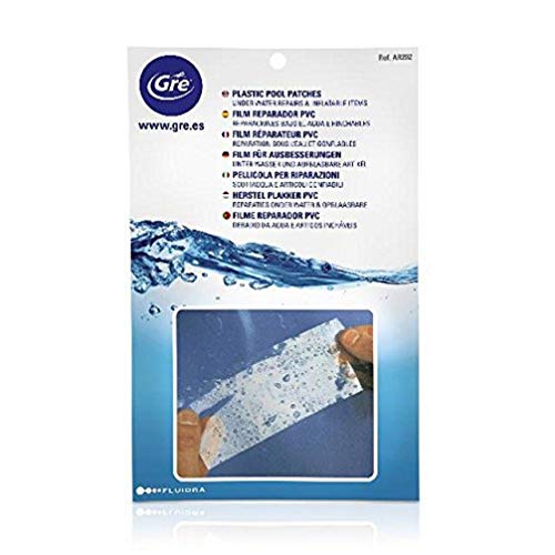 Gre Ar202 - Film Riparatore Di Pvc Per Liner Di Piscina, 5 Unità