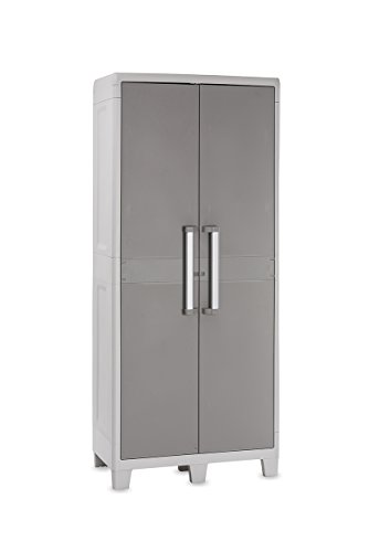 Toomax Armadio Urban Xl, In Plastica Riciclata, Art. 079 (Alto, Grigio Chiaro/Tortora)