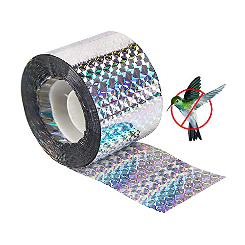 80 M Nastro Riflettente Repellente Per Uccelli,Nastro Repellente Antiuccelli,Tenere Lontano Gli Uccelli Previene I Danni Casa Giardino E Fattoria, Det