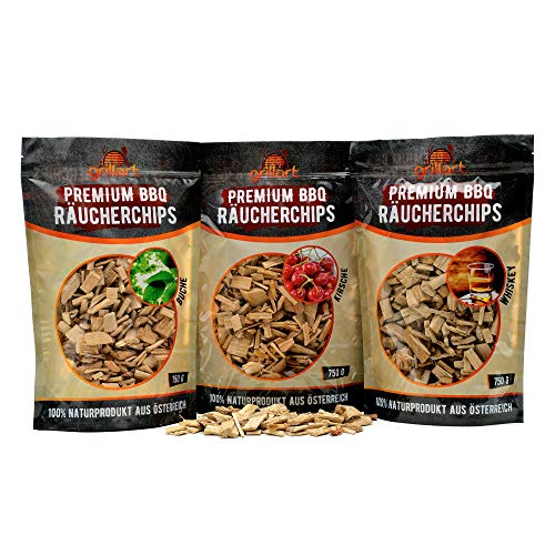 Grillart Premium Bbq Chips (Set Da 3 Tedesco)