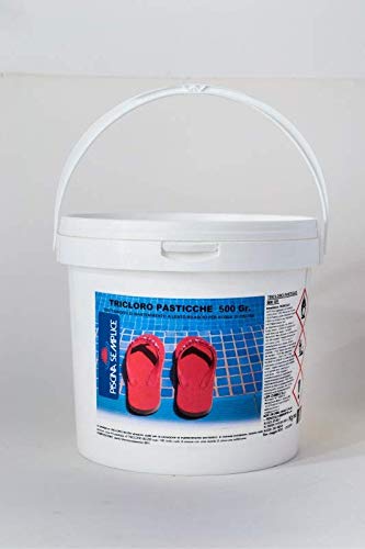 Piscina Semplice Tricloro Pastiglie 500 Gr Conf. 10 Kg P.S.