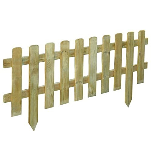 Bordura Staccionata In Legno Per Aiuole Inglese 110 X 45 Cm Forest