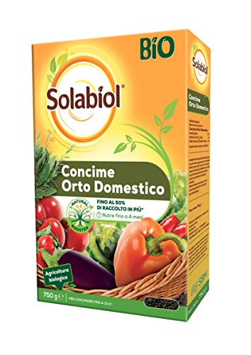 Solabiol Concime Granulare Biologico Per Orto Domestico, 750 Gr