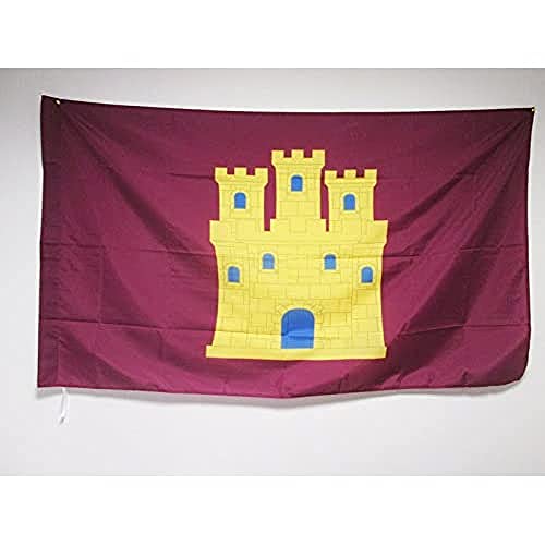 Az Flag Bandiera Castiglia Indipendentista 150X90Cm - Bandiera Castilla Nazionalista 90 X 150 Cm Foro Per Asta