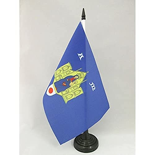 Az Flag Bandiera Da Tavolo Città Di Montpellier 21X14Cm - Piccola Bandierina Di Montpellier 14 X 21 Cm