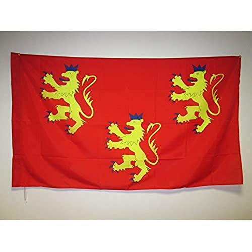 Bandiera Dordogna 150X90Cm - Bandiera Dipartimento Di Dordogne - Francia 90 X 150 Cm Foro Per Asta - Az Flag