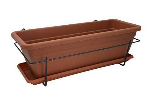 Kit Fioriera Venezia 60 Cm Terracotta