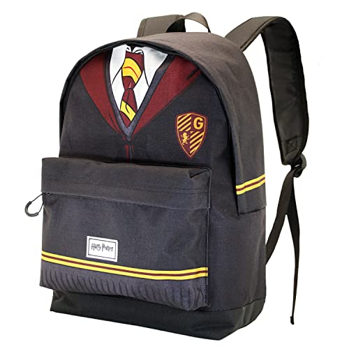 Harry Potter Uniform-Zaino Eco 2.0, Nero, 32 X 44 Cm, Capacità 22.5 L