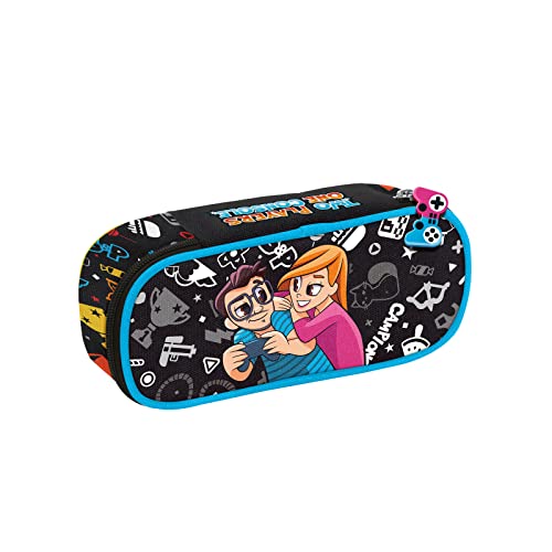 Portapenne Round Plus Con Organizer - Two Players One Console