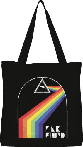 Cotton Division Tote Bag Pink Floyd Dark Side Of The Moon Riferenza: Bwpiflrbb003, Nero, 38 X 40 Cm
