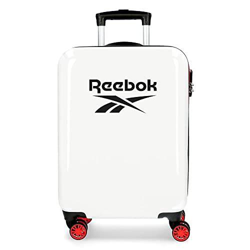 Reebok Maveryck Cabin Suitcase Rosso 38X55X20 Cm Rigido Abs Chiusura A Combinazione Laterale 34L 2.86 Kg 4 Doppie Ruote Bagaglio A Mano