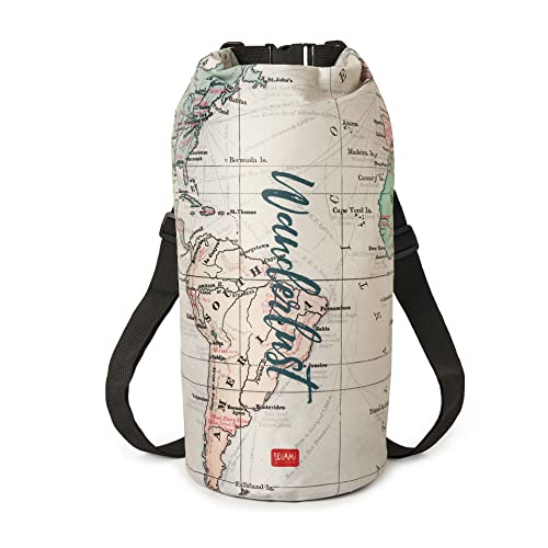 Legami - Sacca Impermeabile, Chiusura Ermetica, 2 Cinghie Removibili E Regolabili Incluse, Leggera, Compatta, Facile Da Trasportare, 10 L, 30X55 Cm, T