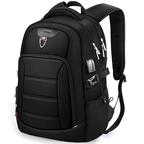Homiee Zaino Porta Pc 17.3 Pollici Laptop Computer Portatile Borsa Multifunzional Impermeabile Zaino Uomo Con Caricatore Usb Da Viaggio Lavoro College