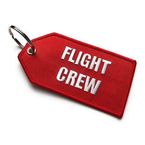 Flight Crew/Do Not Remove From Aicraft Luggage Tag | Medio | Rosso/Bianco | Aviamart®