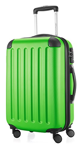 Hauptstadtkoffer - Spree - Bagaglio A Mano, Valigia Rigida, Trolley Espandibile, 4 Ruote Doppie, Tsa, 55 Cm, 42 Litri, Mela Verde