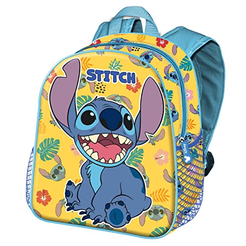 Disney Lilo E Stitch Grumpy-Zaino Basic, Giallo, 31 X 39 Cm, Capacità 18.2 L