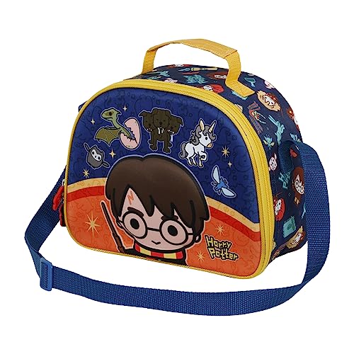 Harry Potter Crest-Porta Merenda 3D, Arancione, 25.5 X 20 Cm
