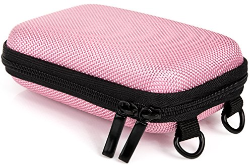 Baxxtar Hardcase Pure Pink S Borsa Custodia Per Fotocamere Digitali Compatte Con Tracolla E Passante Per Cintura - In Pink Rosa