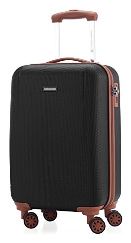 Hauptstadtkoffer - Wannsee - Valigia Bagaglio A Mano 58 Cm, Trolley Rigido, Legero, Abs, Tsa, 37 Litri, Nero