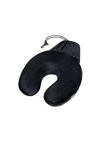Samsonite Global Travel Accessories - Memory Foam Pillow + Pouch Cuscino Da Viaggio 29 Centimeters 1 Nero (Black)