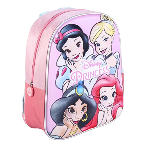 Cerdá Life'S Little Moments Mochila 3D Infantil De Princesas Disney, Unisex Niños, Multicolor, Talla Única