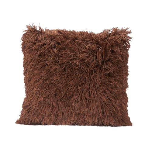 Gift Decor Cuscino Marrone Cotone Poliestere 45 X 2 X 45 Cm (6 Pezzi), Multicolore, Cuadrado, Casual