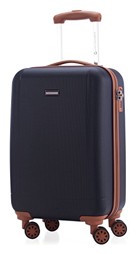 Hauptstadtkoffer - Wannsee - Valigia Bagaglio A Mano 58 Cm, Trolley Rigido, Legero, Abs, Tsa, 37 Litri, Blu Scuro