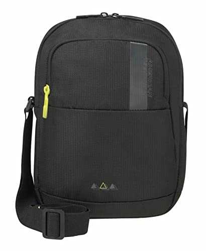 American Tourister Borsa A Tracolla Per Bagagli, Einheitsgröße, Nero