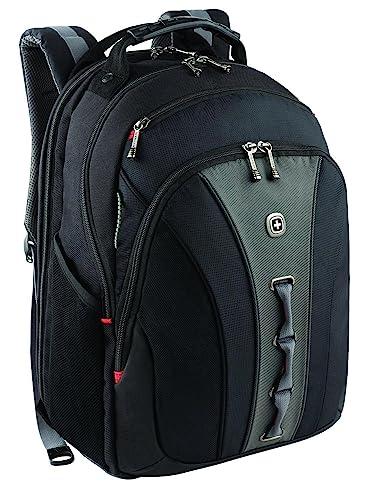 Wenger Zaino Porta Pc Legacy, Notebook 16”, 21 L, Uomo Donna, Ufficio Viaggi Di Lavoro Università, Nero/Grigio, 600631