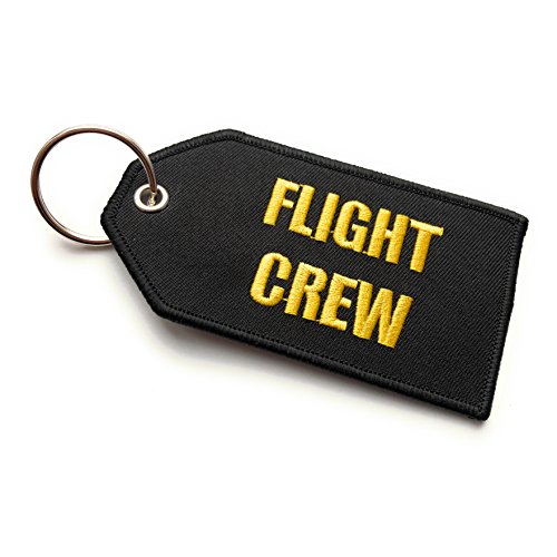 Flight Crew/Do Not Remove From Aicraft Luggage Tag | Medio | Nero/Giallo | Aviamart®