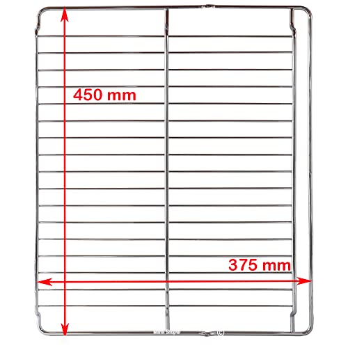Marel Shop® - Griglia 450 X 375 Mm Per Forno Compatibile Con Whirlpool Ignis Bauknecht Per Modelli: Akzm805/Ix - Bltms9100Ixl - Elc8160Pt - Fi6874Scix