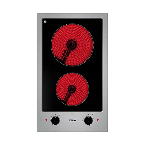 Cocina Efx 30.1 2H Vitro 51 * 30,5, Wish, 2 Zonas, Mandos Metalizados En Superficie Plana