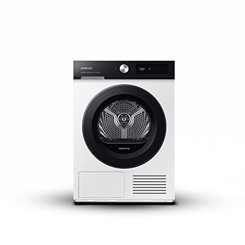 Samsung Asciugatrice Ai Control Con Optimal Dry Sensor Dv90Bb5245Aes3 9 Kg, Pompa Di Calore, Classe A+++, Wifi, Oblò Reversibile, Carica Frontale, 60L