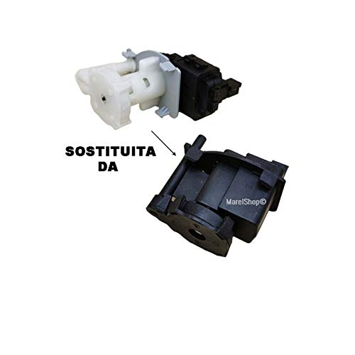 Marel Shop® - Pompa Scarico Condensa 12 W Per Asciugatrice Compatibile Con Indesit Ariston Per Modelli: Idca735 - Idcag35Bs - Aqc9Bf5Ez1 - Tcd83B6K/Z